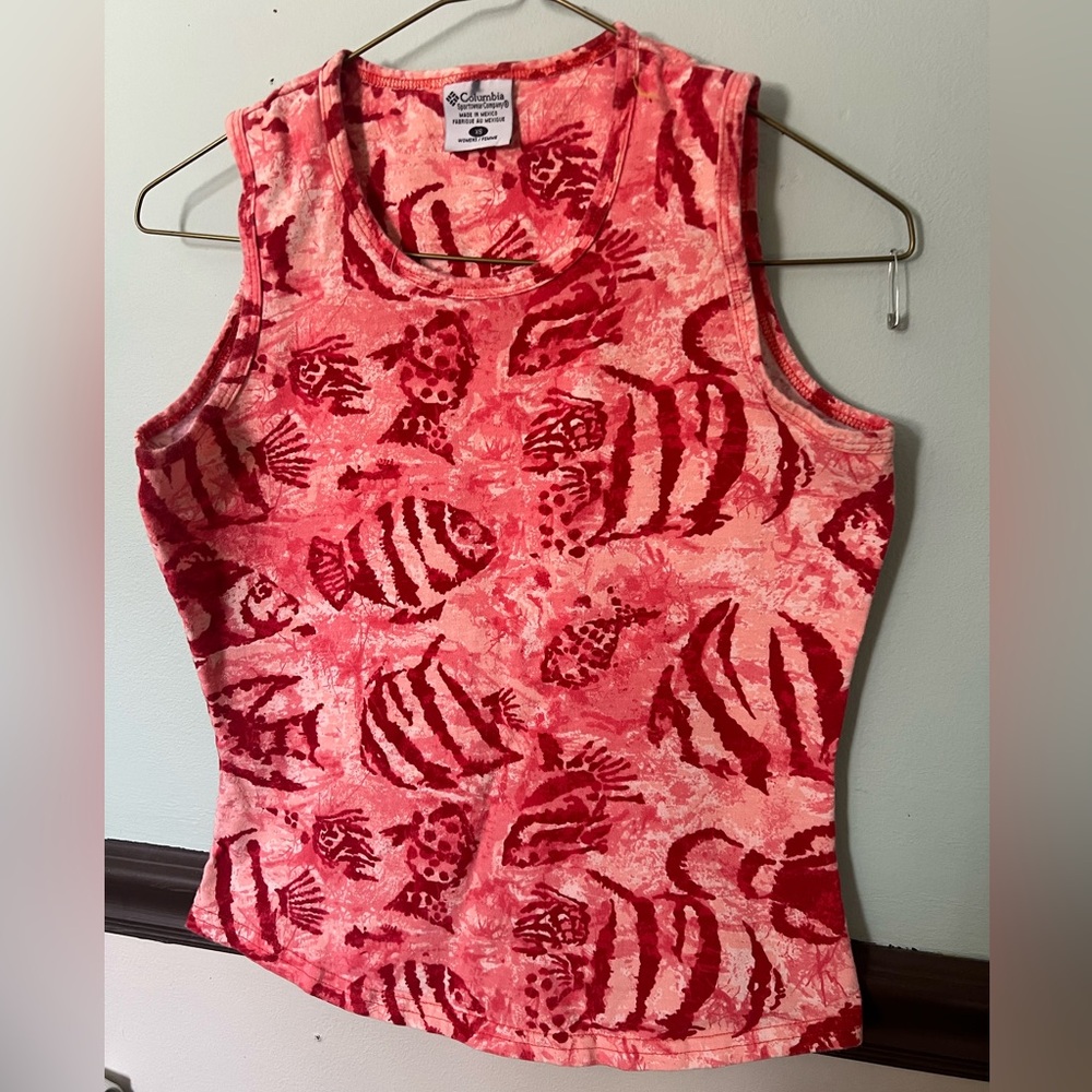 Vintage Columbia Tropical Tank XS